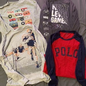 Boys long sleeve shirts